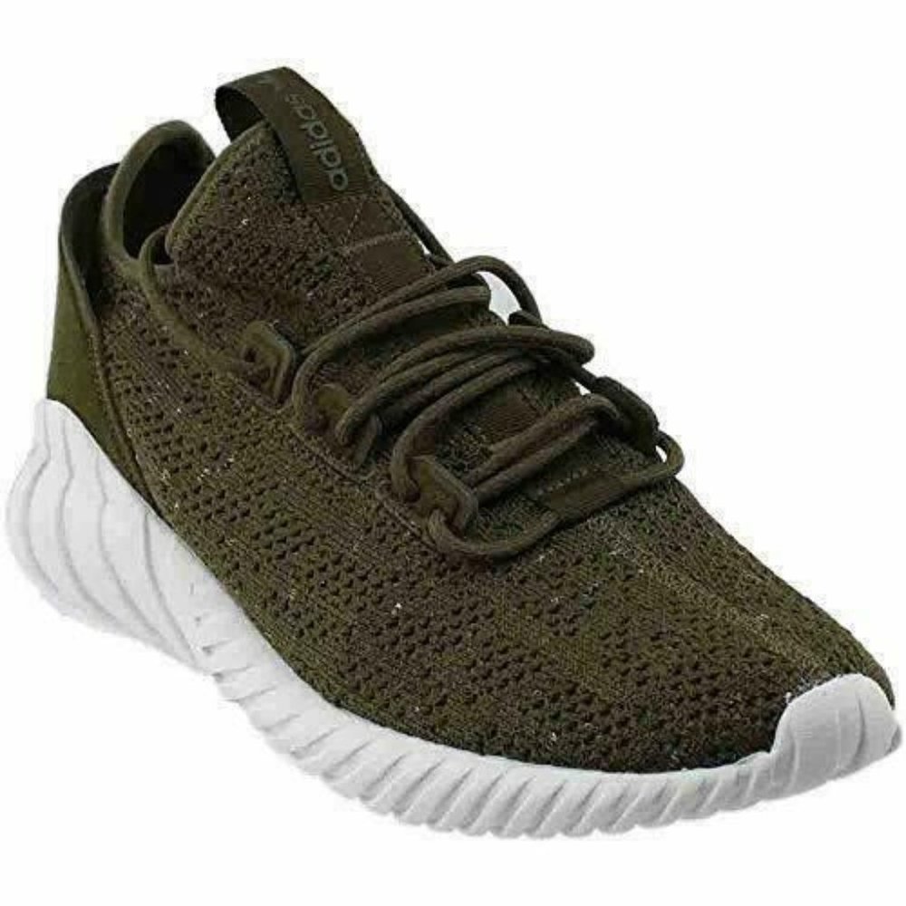 Adidas Origianals tubular doom sock primeknit in trace olive